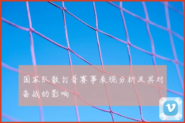 国家队散打哥赛事表现分析及其对备战的影响